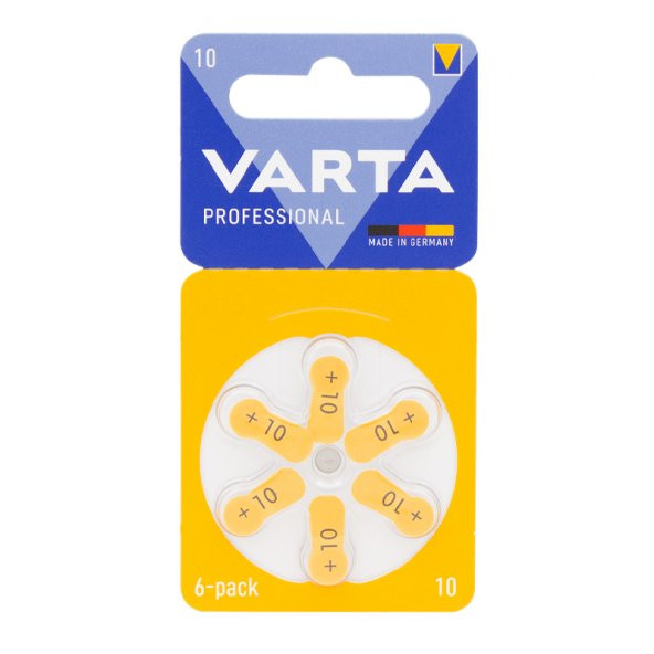 Varta 10 Numara Kulaklık İşitme Cihazı Pili (6'Lı Paket) ürün görseli 1