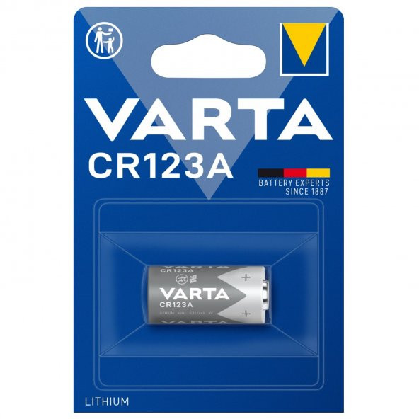 Varta CR123A 3 Volt Lityum Pil Tekli ürün görseli 1