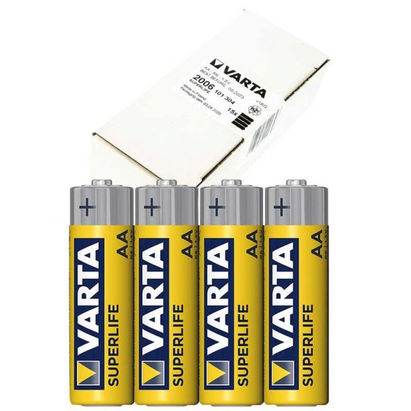 Varta Superlife Çinko AA Kalem Pil (60'Lı Paket) ürün görseli 1