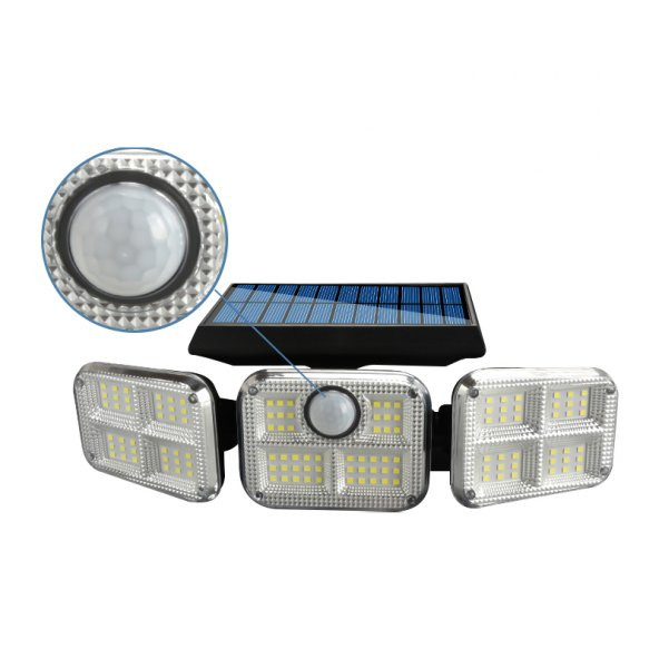 Powermaster FL-1727 Sensörlü 120 Ledli Solar Lamba - Resim 4