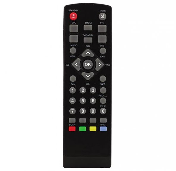 Goldmaster Mini SD - Digimaster Hector Mini Scart - Korax Mini Box - Hiremco Mini SD Wise Uydu Alıcı Kumandası ürün görseli 1