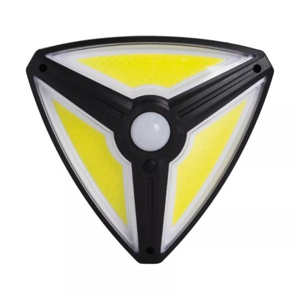 Powermaster MX-1219B 150 Cob Ledli Sensörlü 3 Modlu Solar Duvar Lambası ürün görseli 1