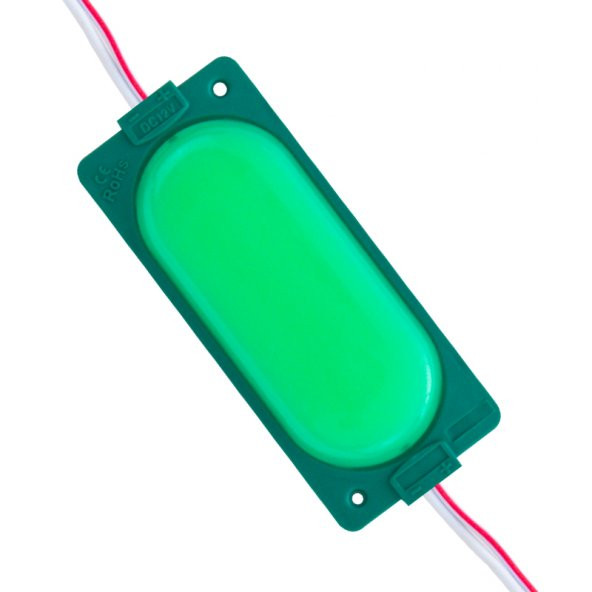 Powermaster 12 Volt 3 Watt Yeşil 85 X 35 Mm IP65 220 – 240 Lümen 140 Derece Cob Modül Led ürün görseli 1