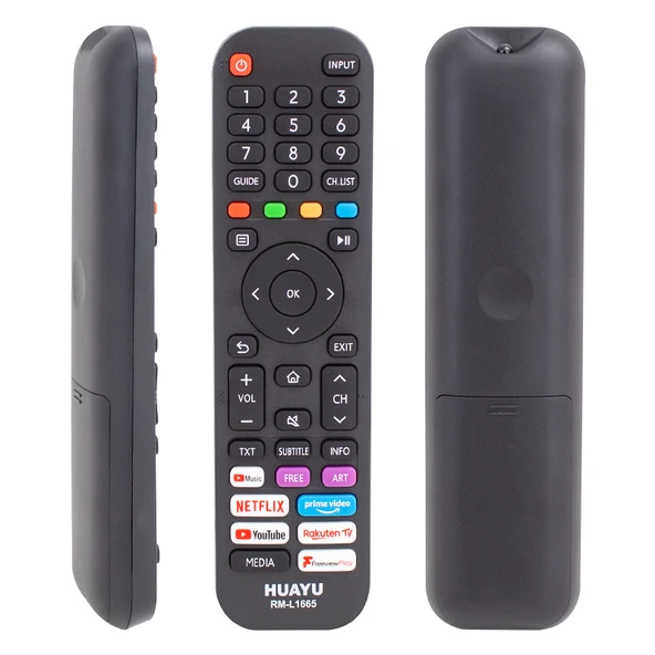 Huayu RM-L1665 Ver 2.0 Hisense Netflix-Prime Video-Youtube-Rakuten-Disney+ Tuşlu ürün görseli 1