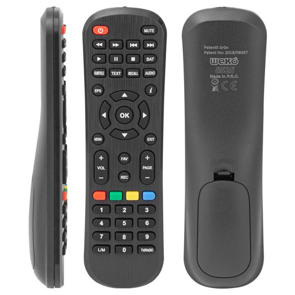 Magbox Vip - Dragon - Luna / Sunny 14850 / Akiwa HD / Hometech HT-1010 / Digiline X100 / Astracom Saturn HD / Rowell Mini HD Uyumlu Uydu Alıcı Kumandası ürün görseli 1