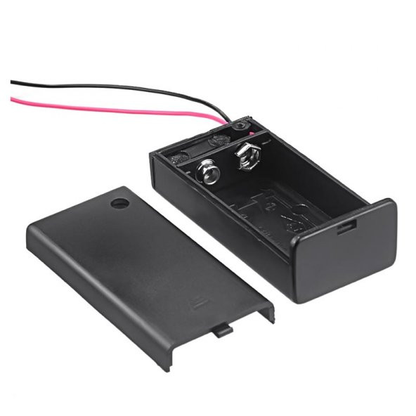 9 Volt Pil Kutusu Kapaklı Açma/Kapama Anahtarlı IC-233D ürün görseli 1