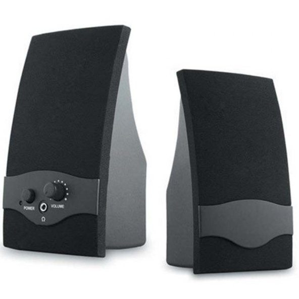 Snopy Sn-84 1+1 Siyah USB Hoparlör - Speaker  (2*2 Watt - 4 Ohm) ürün görseli 1