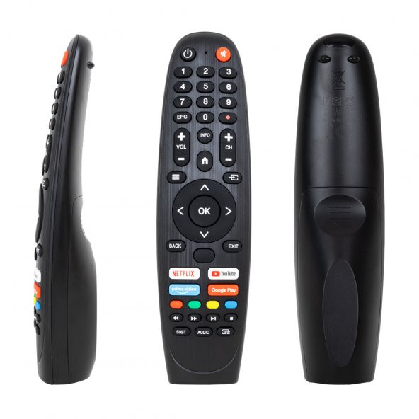 Weko Onvo-Profilo-Saba Netflix-Youtube-Google Play-Prime Video Tuşlu Ses Komutsuz LCD LED TV Kumanda ürün görseli 1