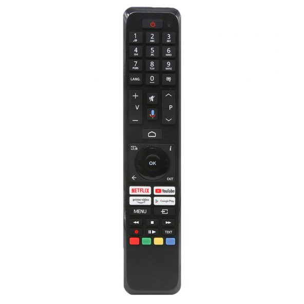 Huayu VS-V4 Vestel Netflix-Youtube-Google Play-Prime Video Tuşlu Ses Komutlu Lcd Led Tv Kumanda ürün görseli 1