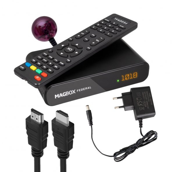 Magbox Federal TKGS'li HD Uydu Alıcısı Scart + HDMI Çıkışlı ürün görseli 1