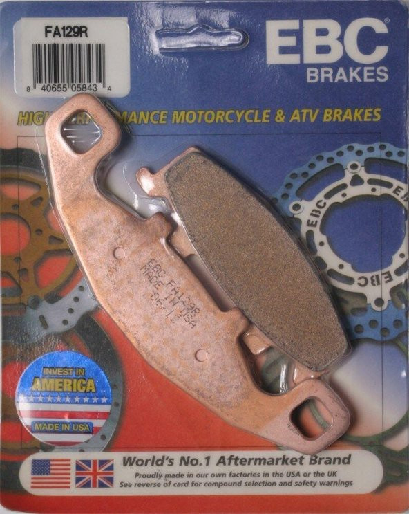 Ebc Fa129R 1991-2007 Kawasaki KLE 500 Uyumlu Ön Fren Balatası Sinterli Balata ürün görseli 1