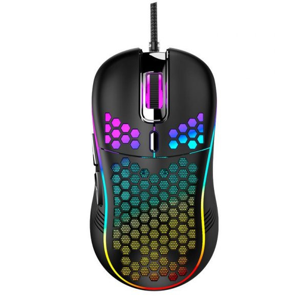 Valkyrie RGB Led Işıklı 6 Tuşlu 7200DPI Gaming Oyuncu Mouse Siyah ürün görseli 1
