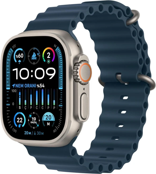 Cosmostech Akıllı Saat Watch için Uyumlu 42MM 44MM 45MM 49MM 1/2/3/4/5/6/se/7/8/ultra Akıllı Saat Silikon Kordon ve Kayışı Koyu Lacivert ürün görseli 1