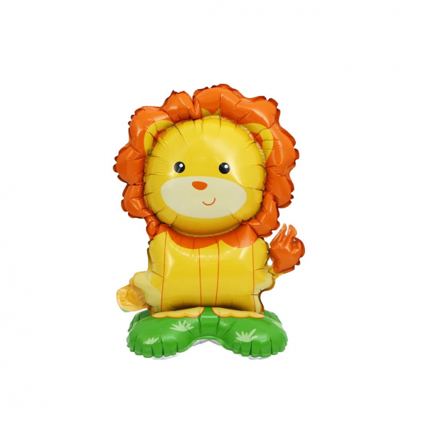 Ayaklı Aslan Folyo Balon 42x30 cm ürün görseli 1