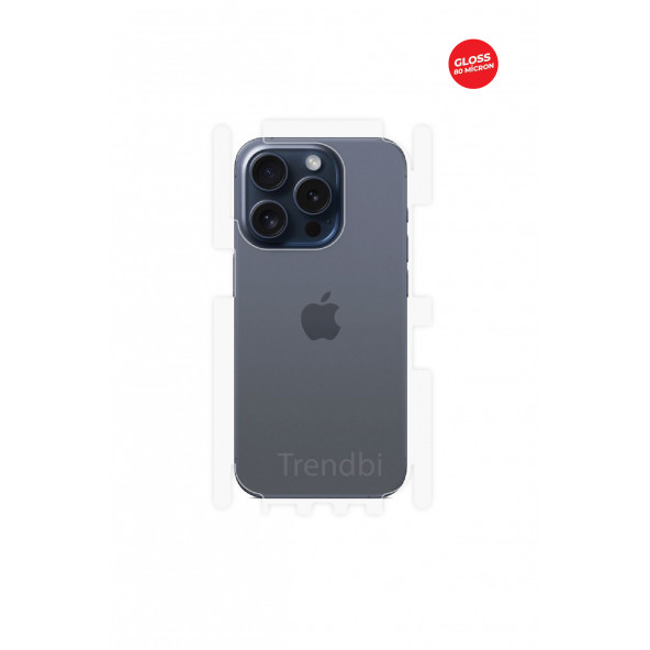 iPhone 15 Pro Arka Ve Yan Koruyucu Tpu Film ürün görseli 1