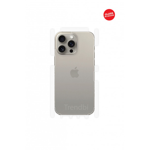 iPhone 15 Pro Max Arka Ve Yan Koruyucu Tpu Film ürün görseli 1
