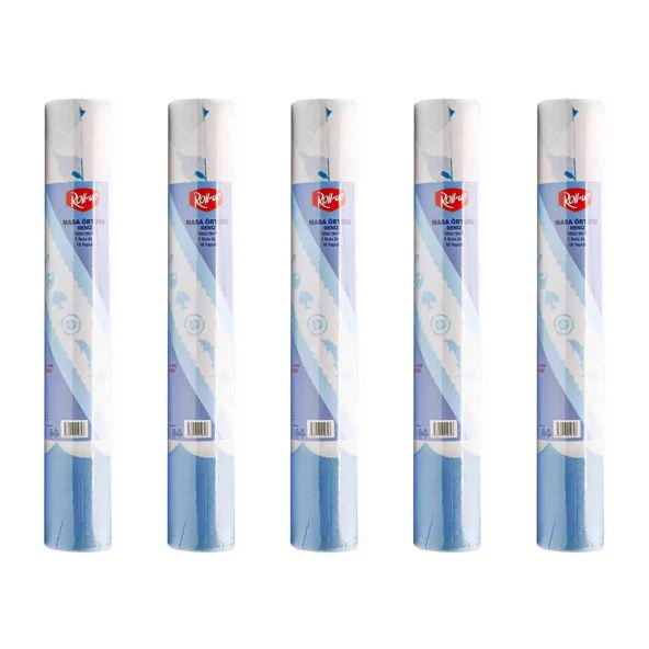 Roll-Up Deniz Desenli Tek Kullanımlık Laminelli Kağıt Masa Örtüsü - 100x150 Cm. - 16 Yaprak 5 Rulo ürün görseli 1