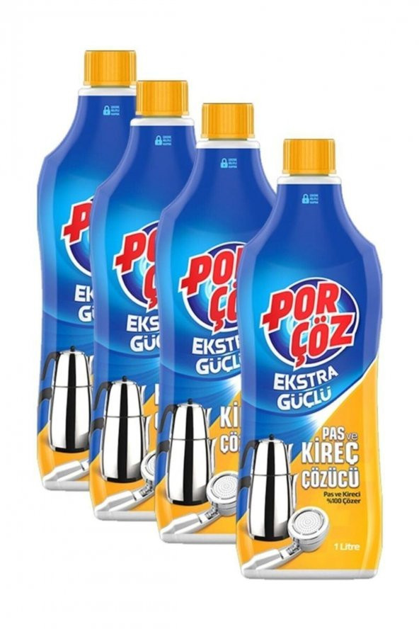 Porçöz 1000ml Kreç Ve Pas Çözücü X 4 Adet ürün görseli 1