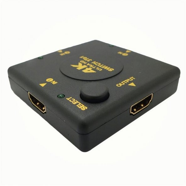 4860 4K Ultra Hd Destekli Hdmi Çoklayıcı Switch 3 Port Çoğaltıcı Uhd ürün görseli 1