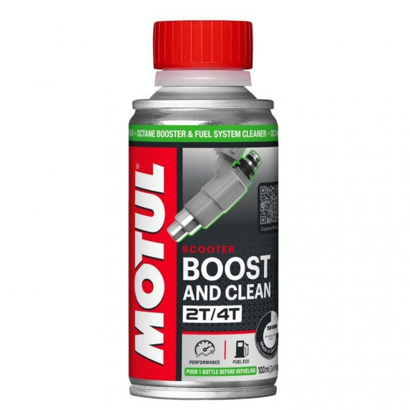 Motul Boost And Clean Scooter 0,100 Litre ürün görseli 1