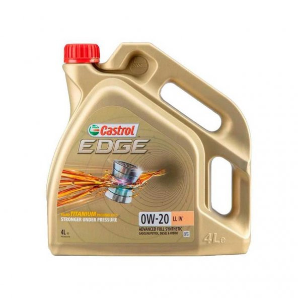 Castrol Edge 0W-20 LL IV 4 Lt Motor Yağı ürün görseli 1