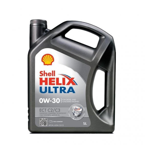 Shell Helix Ultra ECT C2/C3 0W-30 5 Lt Motor Yağı - 2024 ürün görseli 1