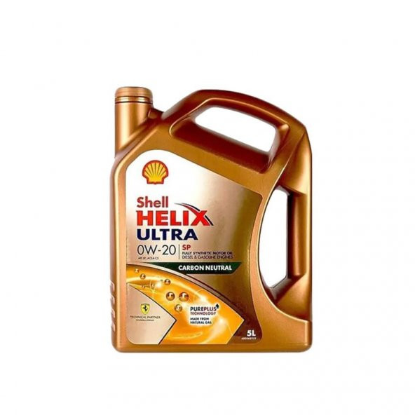 Shell Helix Ultra SP 0W-20 5 Lt Motor Yağı ürün görseli 1