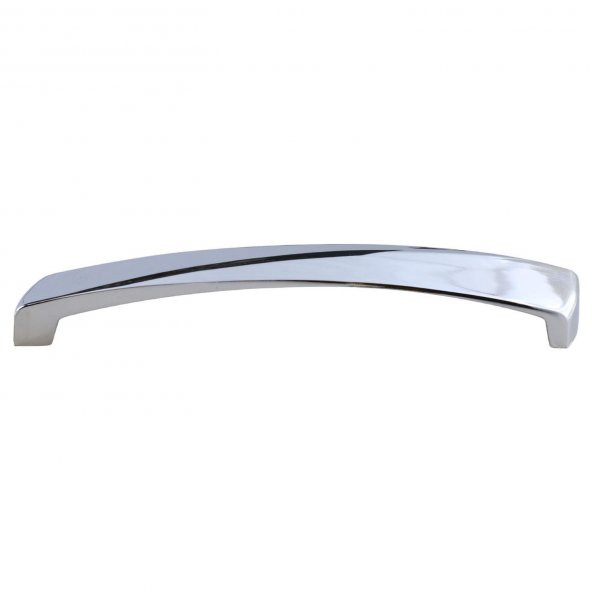 Mobilya Mutfak Dolabı  Banyo Çekmece Dolap Kapak Kulpu Kulbu Krom 128 mm Metal Kulp ürün görseli 1