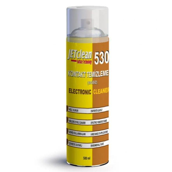 Jetclean 530 500 Ml Kontak Yağsız Sprey ürün görseli 1