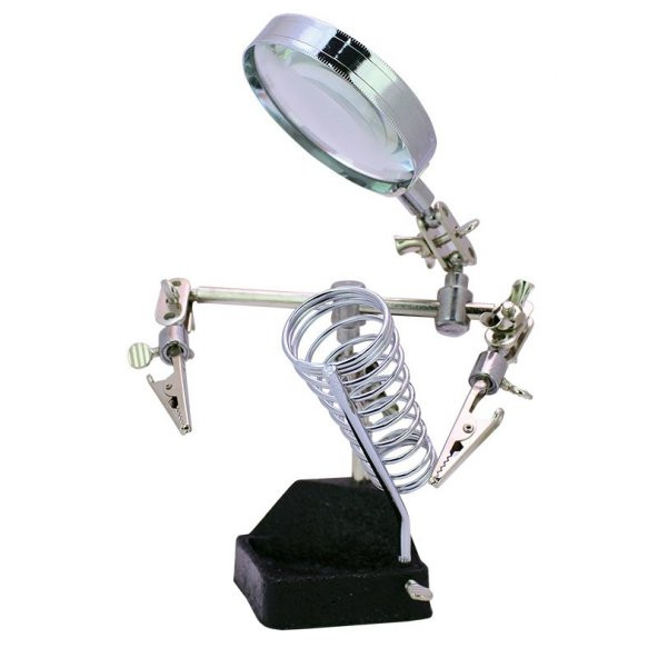 Powermaster PM-7194 3 Konumlu Büyüteç Havya Standı ürün görseli 1