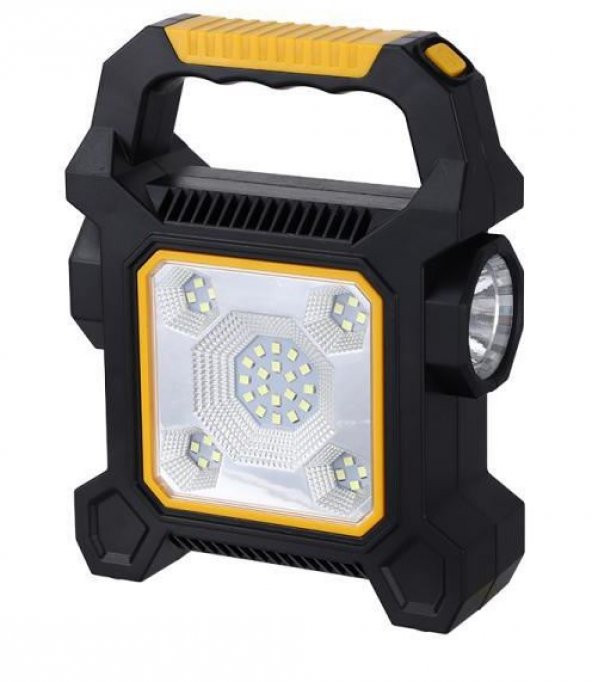 Powermaster JY-258C 3 Kademeli̇ Şarjlı Çok Fonksiyonlu Solar Işıldak ürün görseli 1