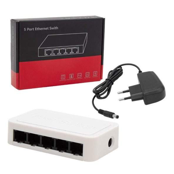 Powermaster PM-17647 5 Port 10/100 Mbps Ethernet Switch - Resim 3