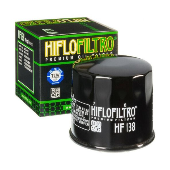 Hiflo Hf138 2004-2006 Kawasaki KLV 1000 Uyumlu Yağ Filtresi ürün görseli 1
