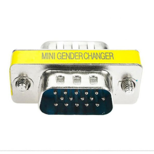 Powermaster PM-1944 VGA Erkek-Erkek (M2M) 15 Pin Çevirici Ara Adaptör ürün görseli 1