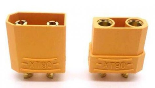 XT90 Konnektör Erkek/Di̇şi̇ Soket Çi̇fti̇ (Lipo Batarya İçi̇n) 4 Parça ürün görseli 1