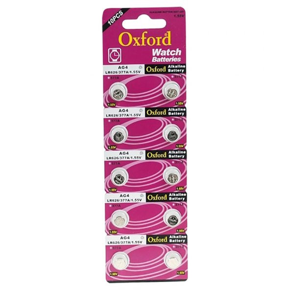 Oxford AG4 LR626 Alkalin Saat Pili 10'Lu Paket ürün görseli 1