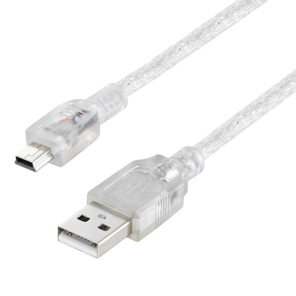 Powermaster İpod Şarj Aleti Kablosu 5 Pin Geniş 1.5 Metre Şeffaf ürün görseli 1