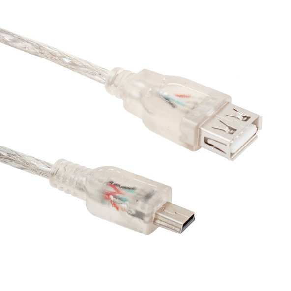 Powermaster USB 5 Pin Erkek-USB Dişi 1 Metre Kablo ürün görseli 1