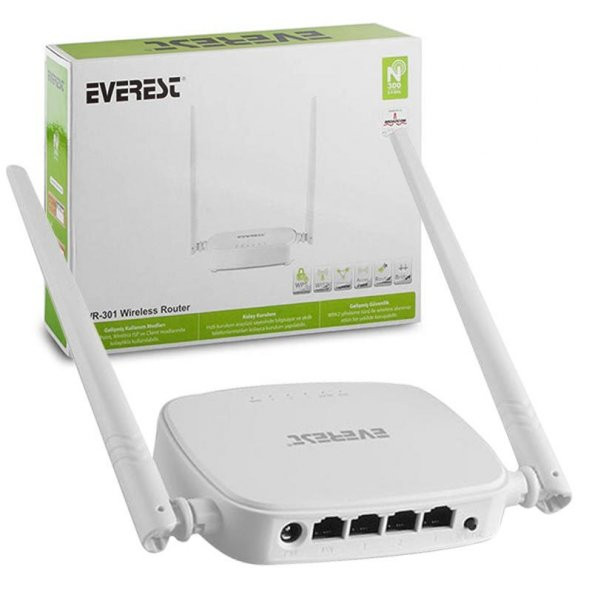 Everest EWR-301 300 Mbps Access Point Kablosuz Router - Resim 4