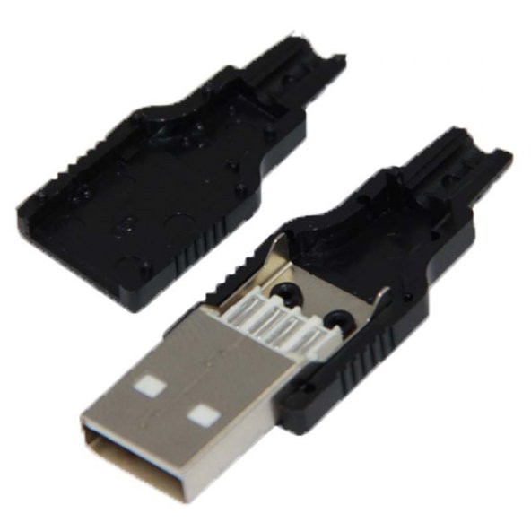 Powermaster USB A Erkek Lehimlenebilir Model Soket (IC-264A) ürün görseli 1