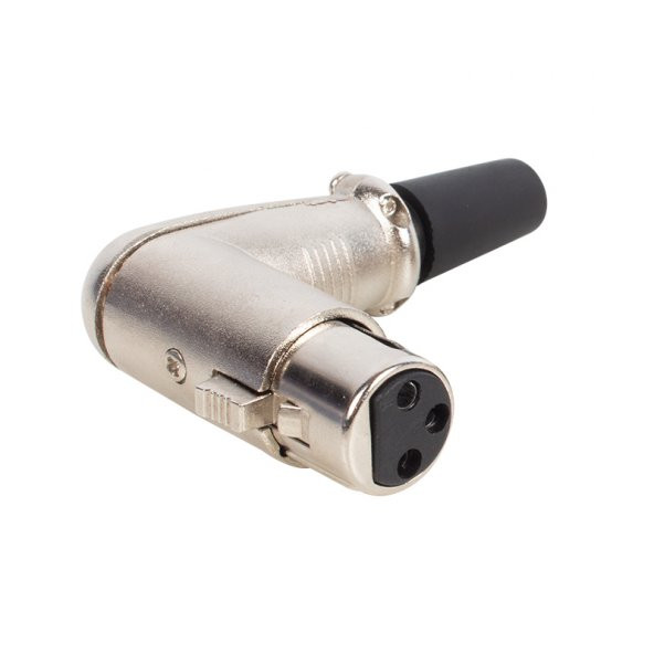 Canon Fiş Dişi 90 Derece L Tip XLR Jack Fiş ürün görseli 1