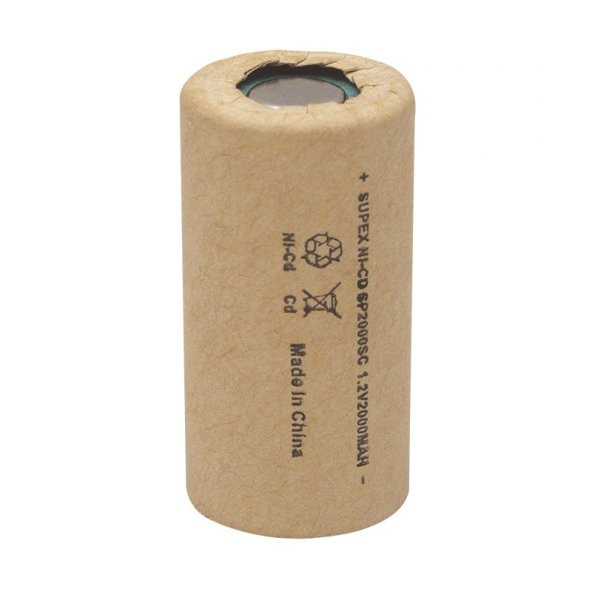 Supex Tekli 1.2 V 2000Ma NI-CD Süpürge Pili 2000SC ürün görseli 1