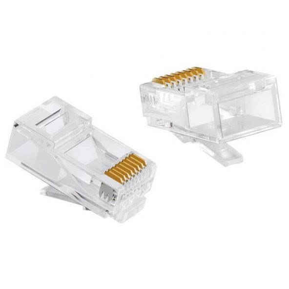 RJ 45 Cat6 Soket 8P/8C (100 Adet) - Resim 4