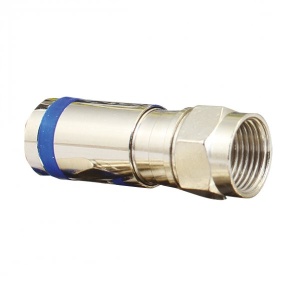 Powermaster PM-6194 Mavi Çizgili Digitürk Sıkmalı F Konnektör ürün görseli 1