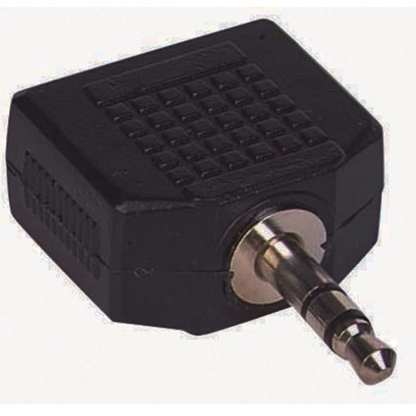 Powermaster 3.5 Mm Stereo Erkek - 3.5 Mm 2 Dişi Çevirici Jack ürün görseli 1