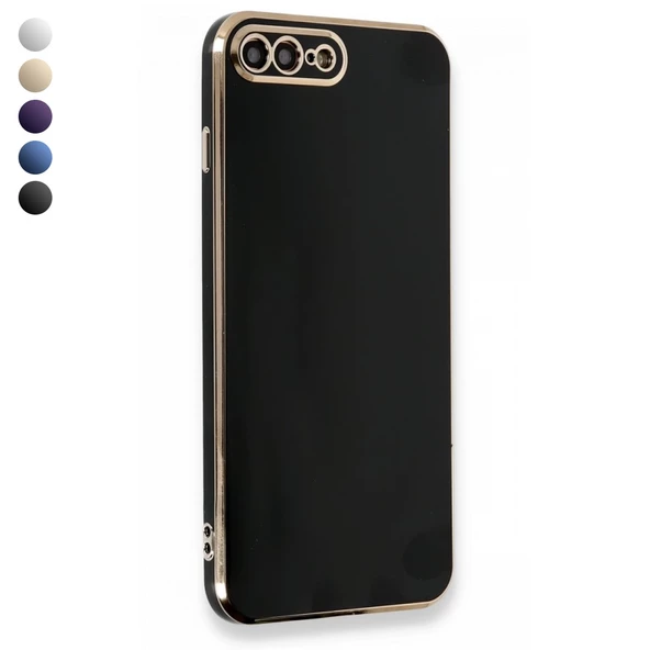iPhone 7 Plus / 8 Plus Kılıf Luxury Seri Kamera Korumalı Silikon Kapak ürün görseli 1