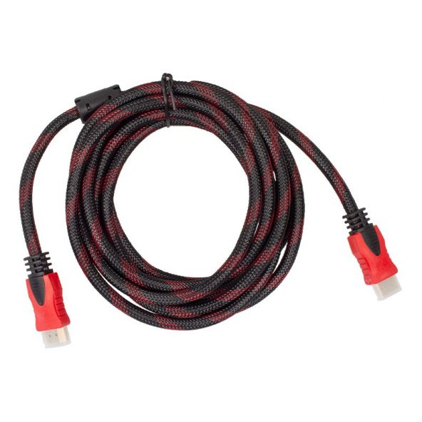 Powermaster PM-8800 3 Metre Yüksek Hızlı 1.4V HDMI Kablosu 1080P-4K-3D Dayanıklı Örgülü Dış Kılıf ürün görseli 1