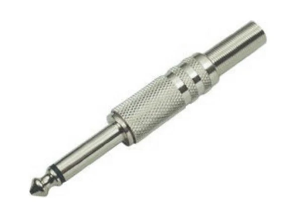 Powermaster PM-22709 Metal 6.3 Mm Mono Gitar Jack ürün görseli 1