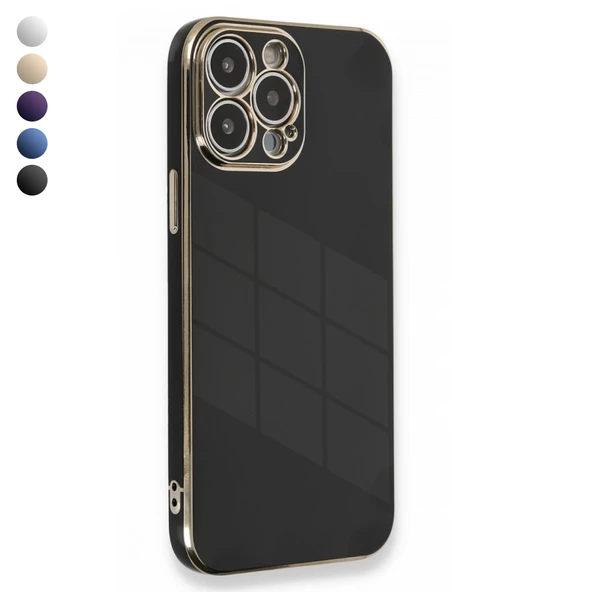 iPhone 13 Pro Kılıf Luxury Seri Kamera Korumalı Silikon Kapak ürün görseli 1