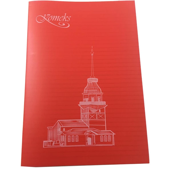 KOMEKS PP KAPAK DEFTER A4 80YP CIZGILI (0080) ürün görseli 1
